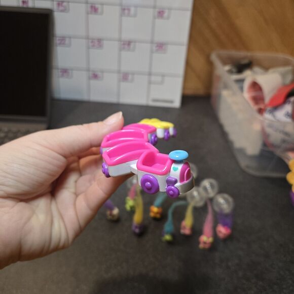 Squinkies Doos Lot Hair (8) With Capsules, Train & Sunflower‎ - Picture 2 of 8